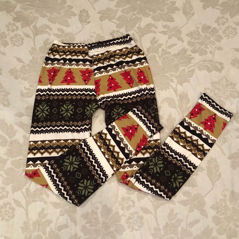 Girls Christmas leggings